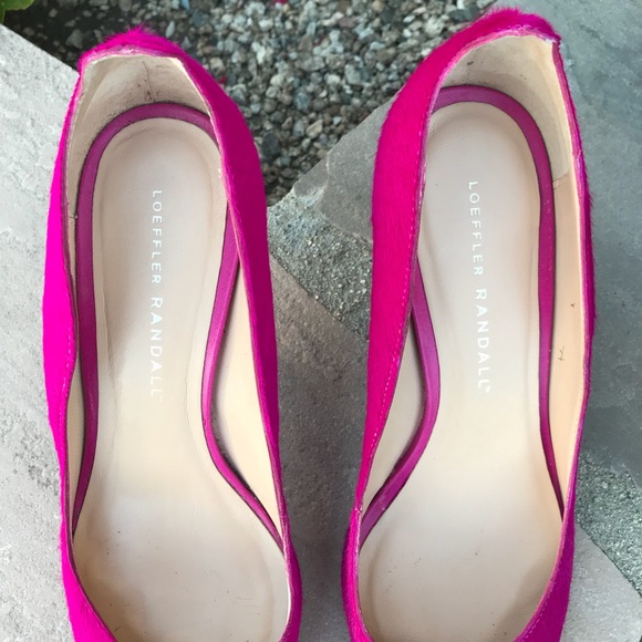 Loeffler Randall Fuchsia Pony Hair Pump - Picture 4 of 7